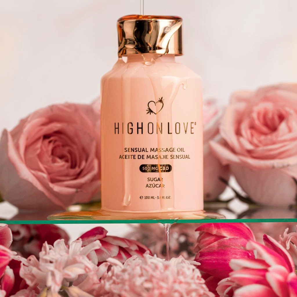 HighOnLove CBD Sugar High, olejek do masażu, 100 ml — zdjęcie 2