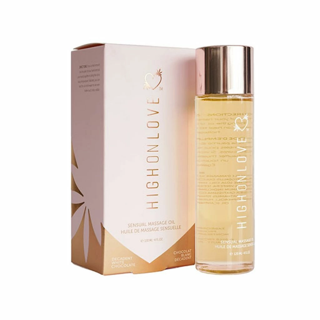 HighOnLove Massage Oil Biały Czekoladowy 120 ml
