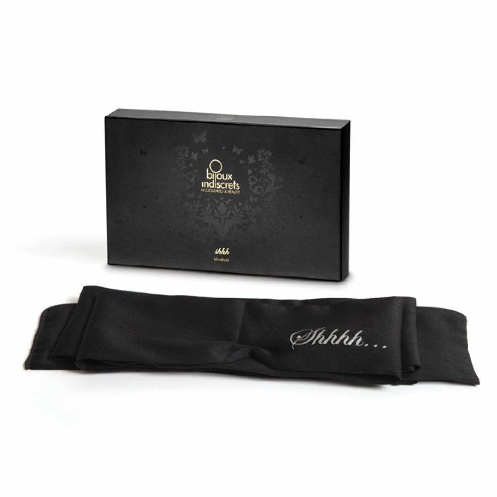 Bijoux Indiscrets Shhh Black, maska na oczy