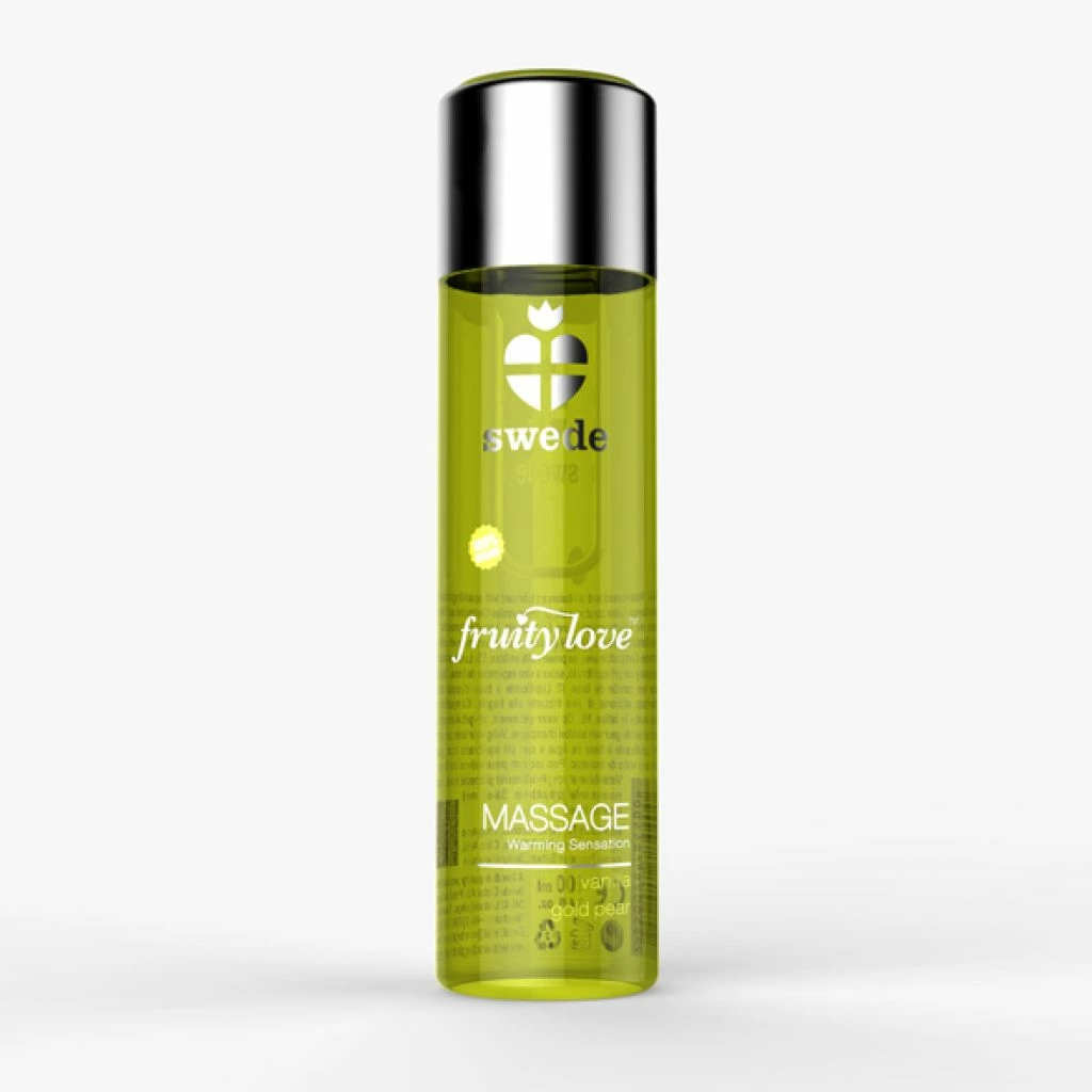 Swede Fruity Love Olejek do masażu Vanilla Gold Pear, 120 ml