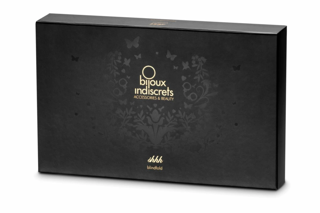 Bijoux Indiscrets Shhh Black, maska na oczy — zdjęcie 2