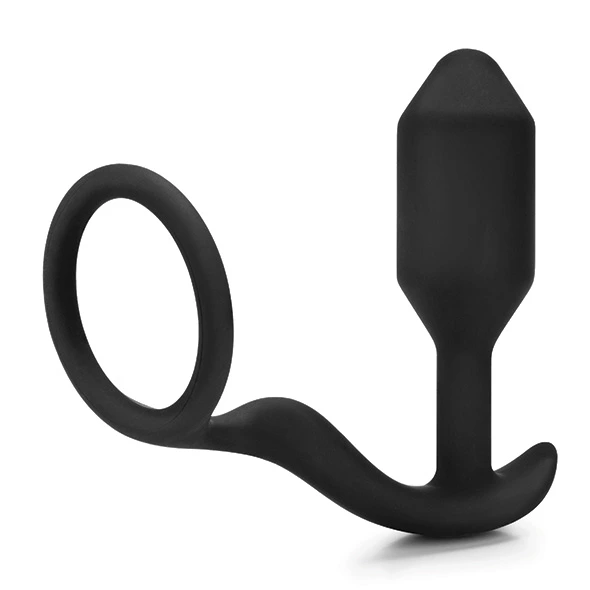 b-Vibe Snug Tug silikonowy model intymny z, 128 g