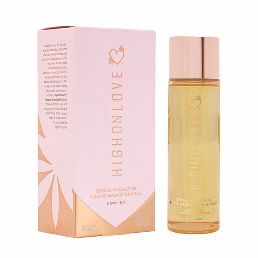 HighOnLove Massage Oil Tropical Sunset 120 ml