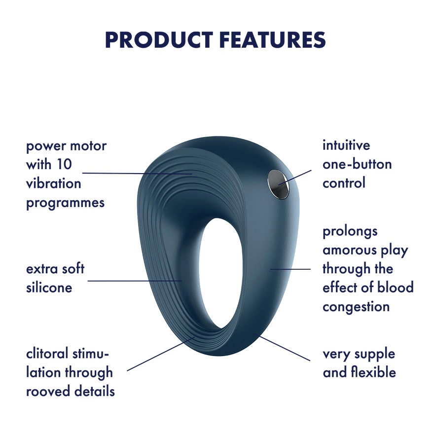 Satisfyer Power Ring, pierścień erekcyjny, 5.5 cm — zdjęcie 6