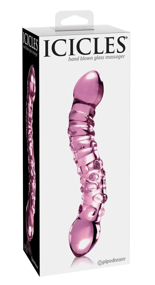 Icicles dwustronny model szklany – 19,5 cm — zdjęcie 2